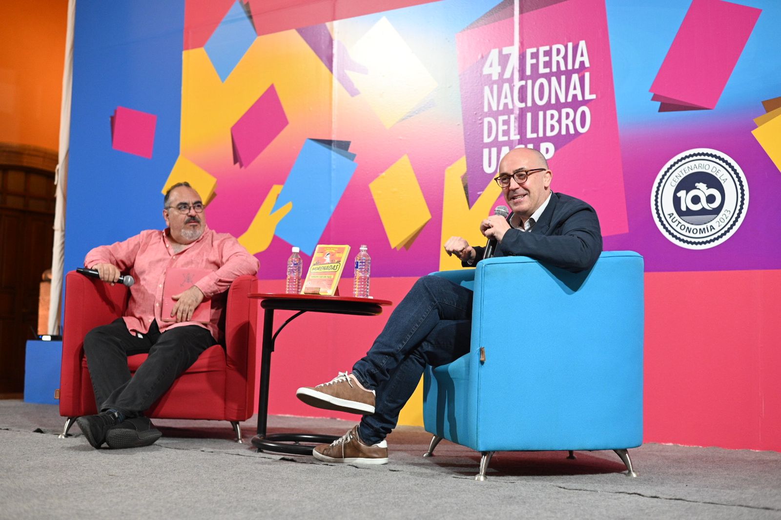 Julio Patán y Alejandro Rosas presentaron su libro “Morenadas” en la 47 Feria Nacional del Libro UASLP