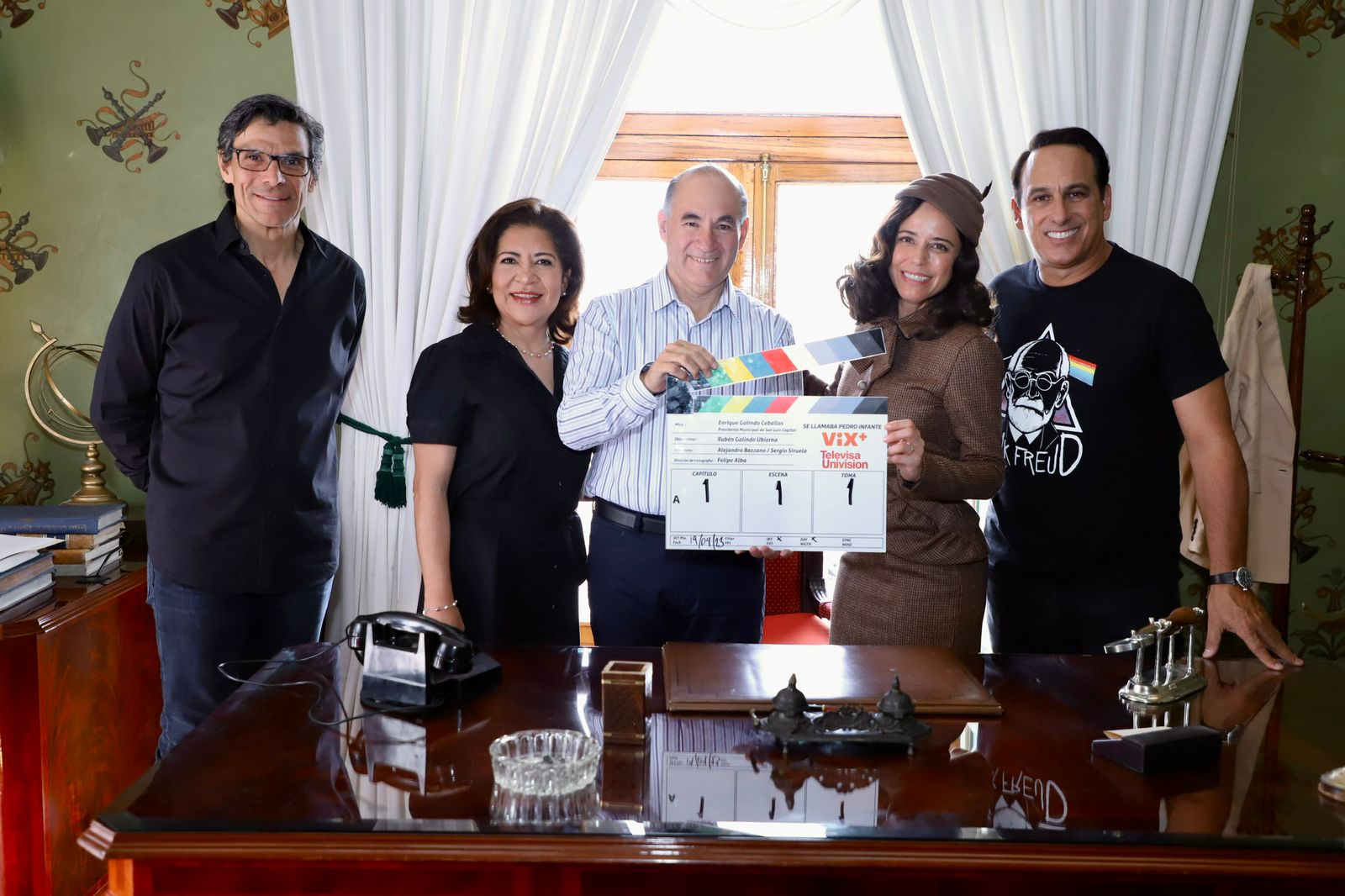 Gobierno de la Capital, fundamental para la filmación de la bioserie de Pedro Infante en SLP