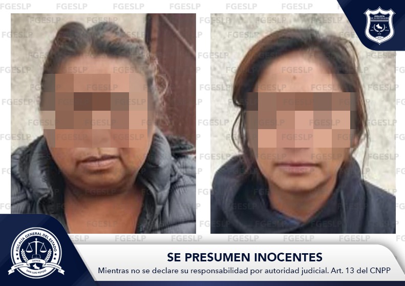En el lugar fueron detenidas en flagrancia Carla “N” y Luz “N” por elementos de la Secretaría de la Defensa Nacional (SEDENA)