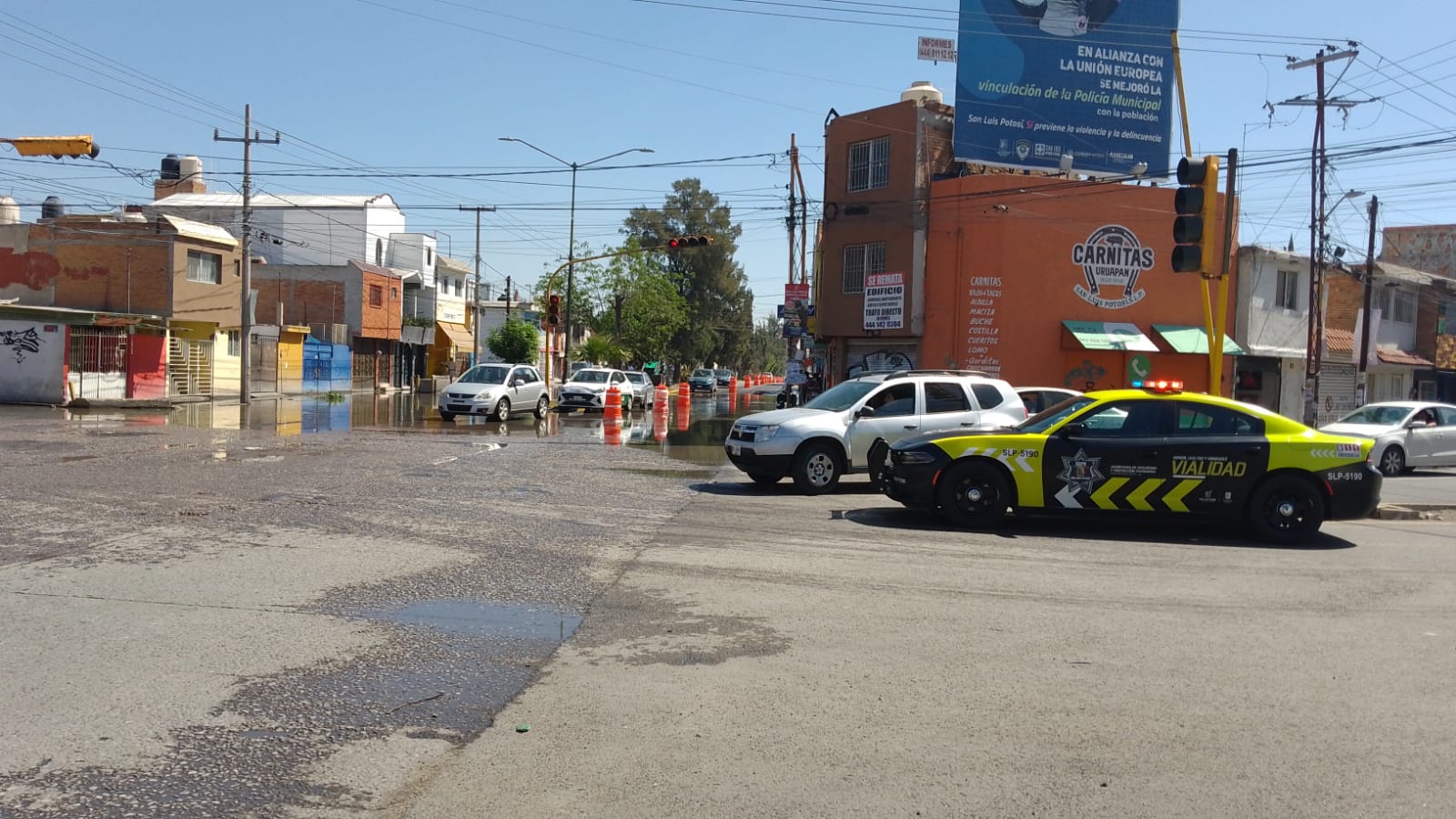 Las obras de reparación, a cargo de Interapas,  se realizarán en la avenida Morales Saucito en el tramo de la calle Turismo a Aeronáutica