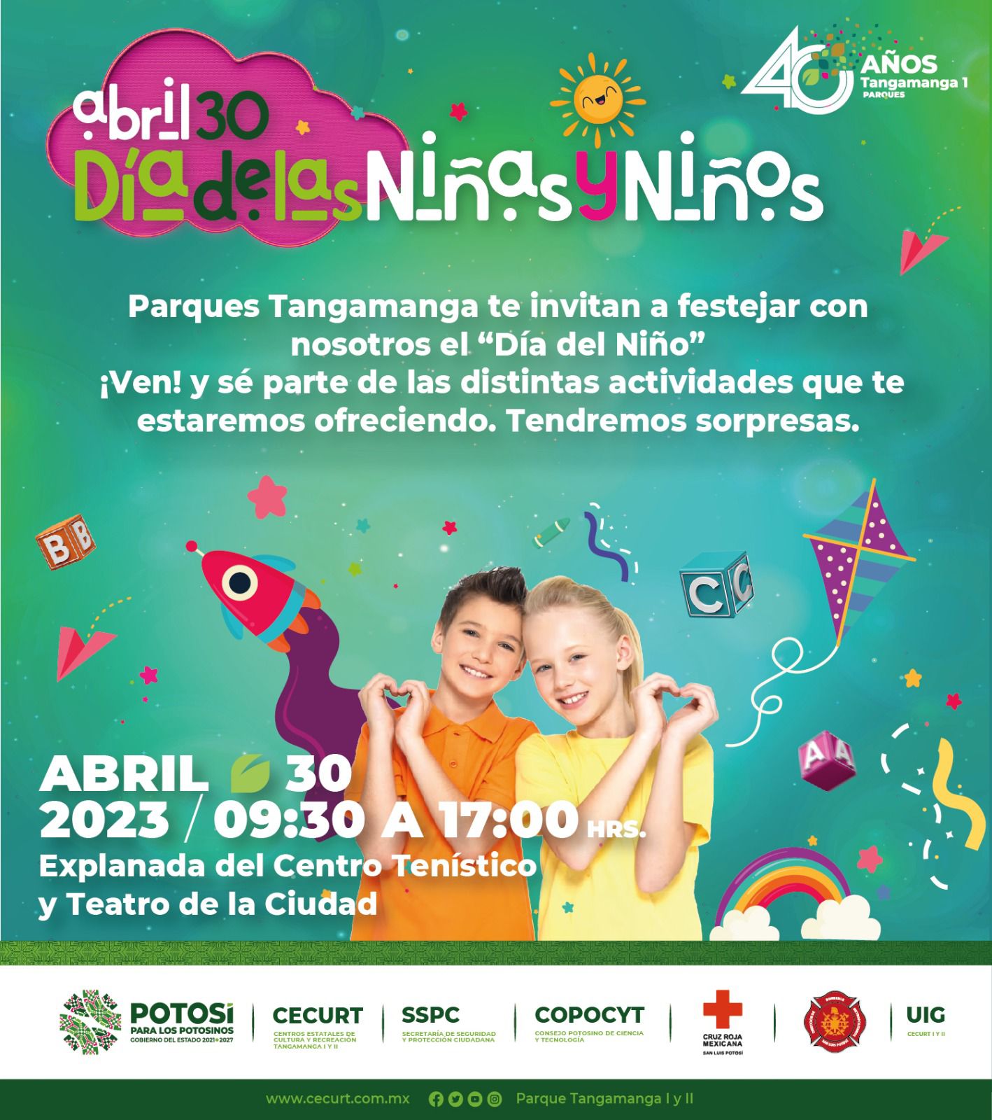 FESTEJARÁ PARQUES TANGAMANGA I Y II “DÍA DE LA NIÑA Y EL NIÑO”