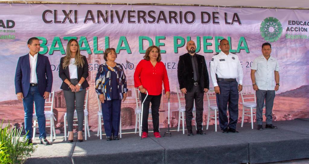 La alcaldesa destacó que en Soledad de Graciano Sánchez, se sigue con el ejemplo que en su momento dieron los mexicanos