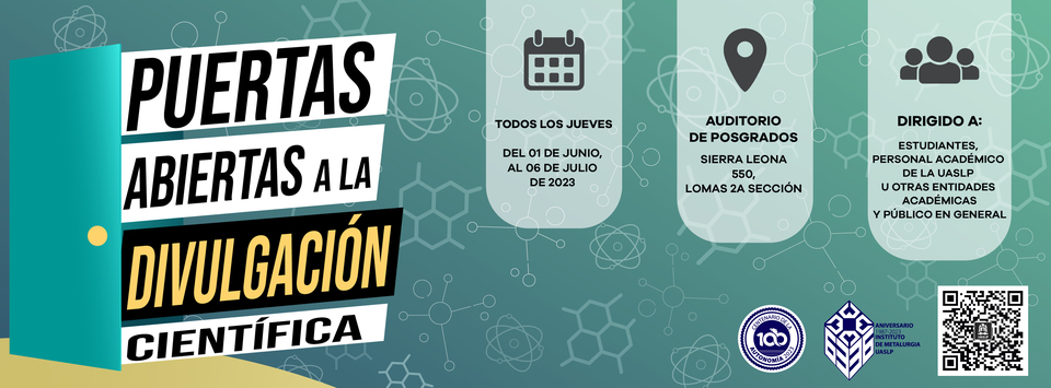 Del 1 de junio al 6 de julio, "Puertas Abiertas a la Divulgación Científica en el Instituto de Metalurgia