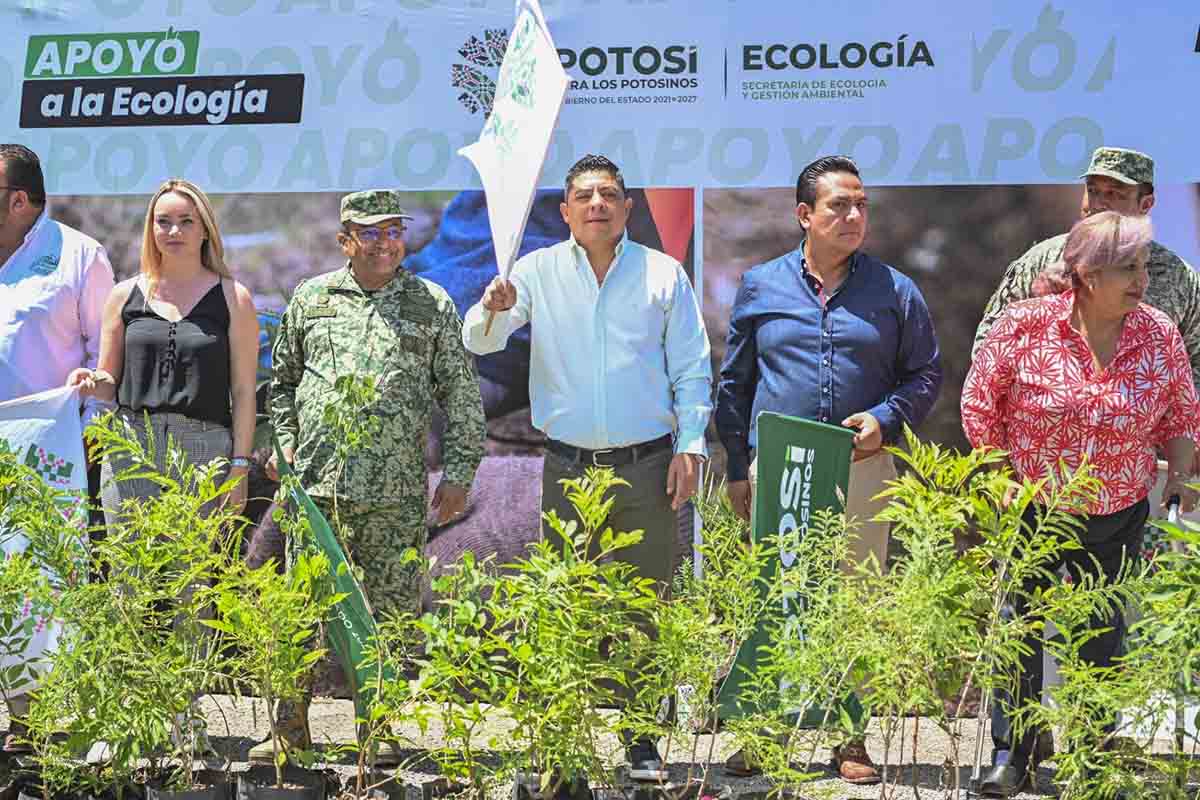 CON UN MILLÓN DE ÁRBOLES, GOBERNADOR ARRANCA REFORESTACIÓN DE SLP