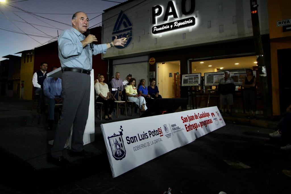 “Son la esencia de San Luis Potosí”, afirmó el Presidente Municipal al entregar las obras de rehabilitación de San Juan de Guadalupe.