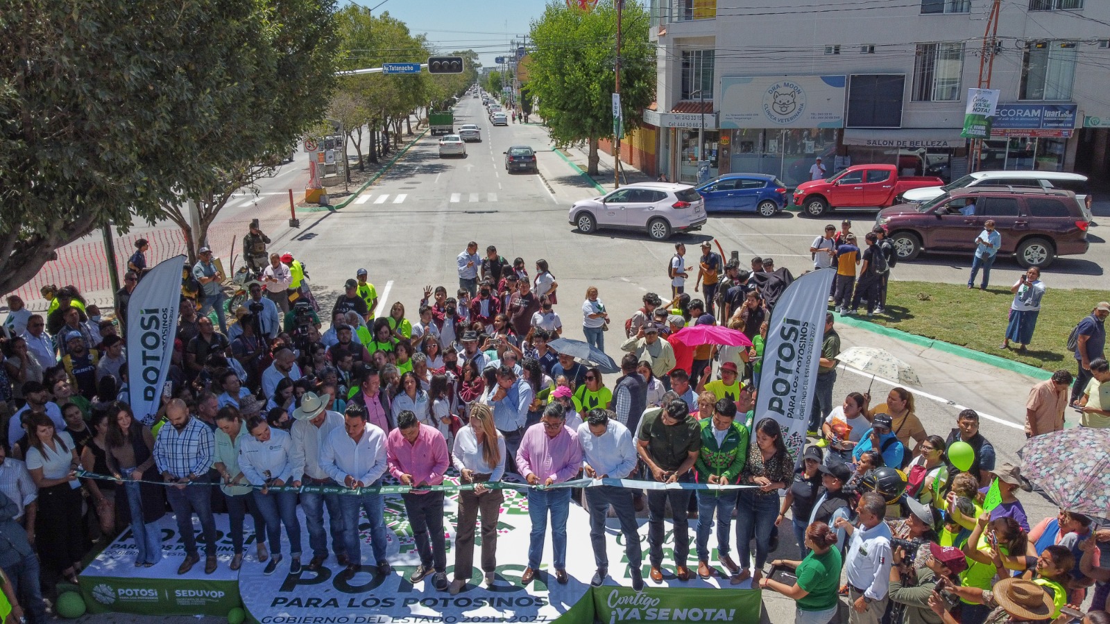 Se rehabilitó cerca de 70 mil metros cuadrados de concreto hidráulico, e hizo el cambio en mil 800 metros lineales de tubería de polietileno