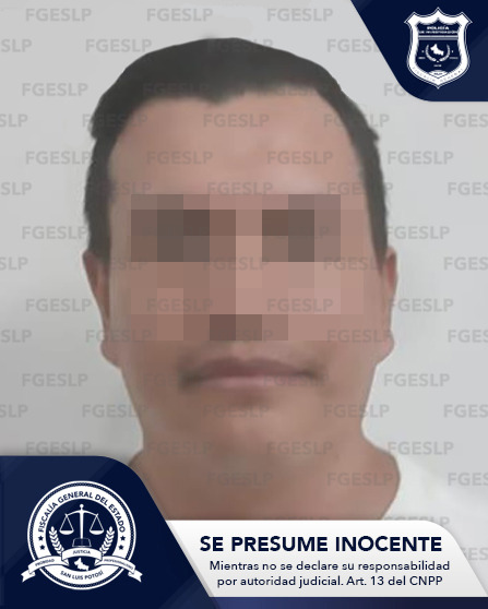 La Policía de Investigación (PDI) de la Fiscalía General del Estado de San Luis Potosí (FGESLP), aseguró a un hombre en la ciudad capital