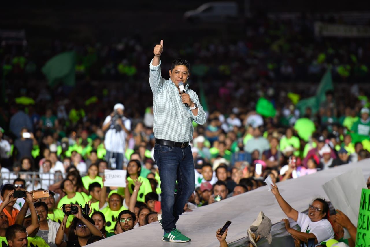 PVEM festejó ante miles de simpatizantes el segundo aniversario de su triunfo histórico en San Luis Potosí en las elecciones de 2021