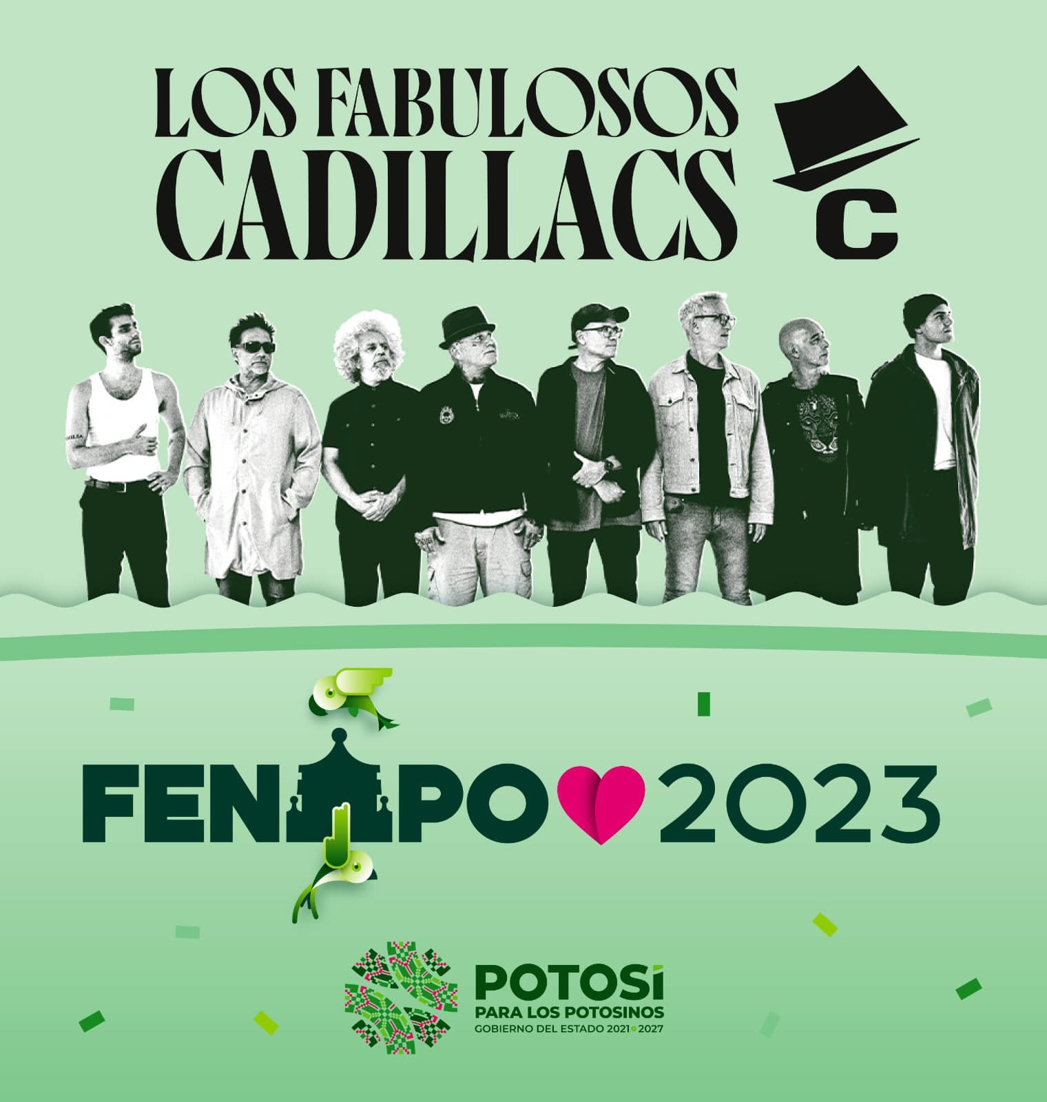 Los Fabulosos Cadillacs llegarán al escenario del Teatro del Pueblo de la Feria Nacional Potosina (Fenapo) edición 2023