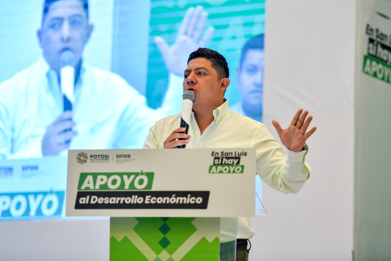 CON RICARDO GALLARDO SÍ HAY APOYO A LAS PERSONAS EMPRENDEDORAS