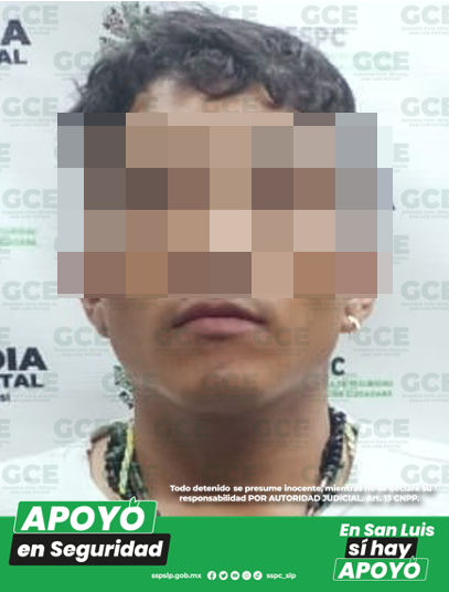 Detuvieron a un masculino quien fue denunciado por el probable delito de allanar una propiedad en la capital potosina