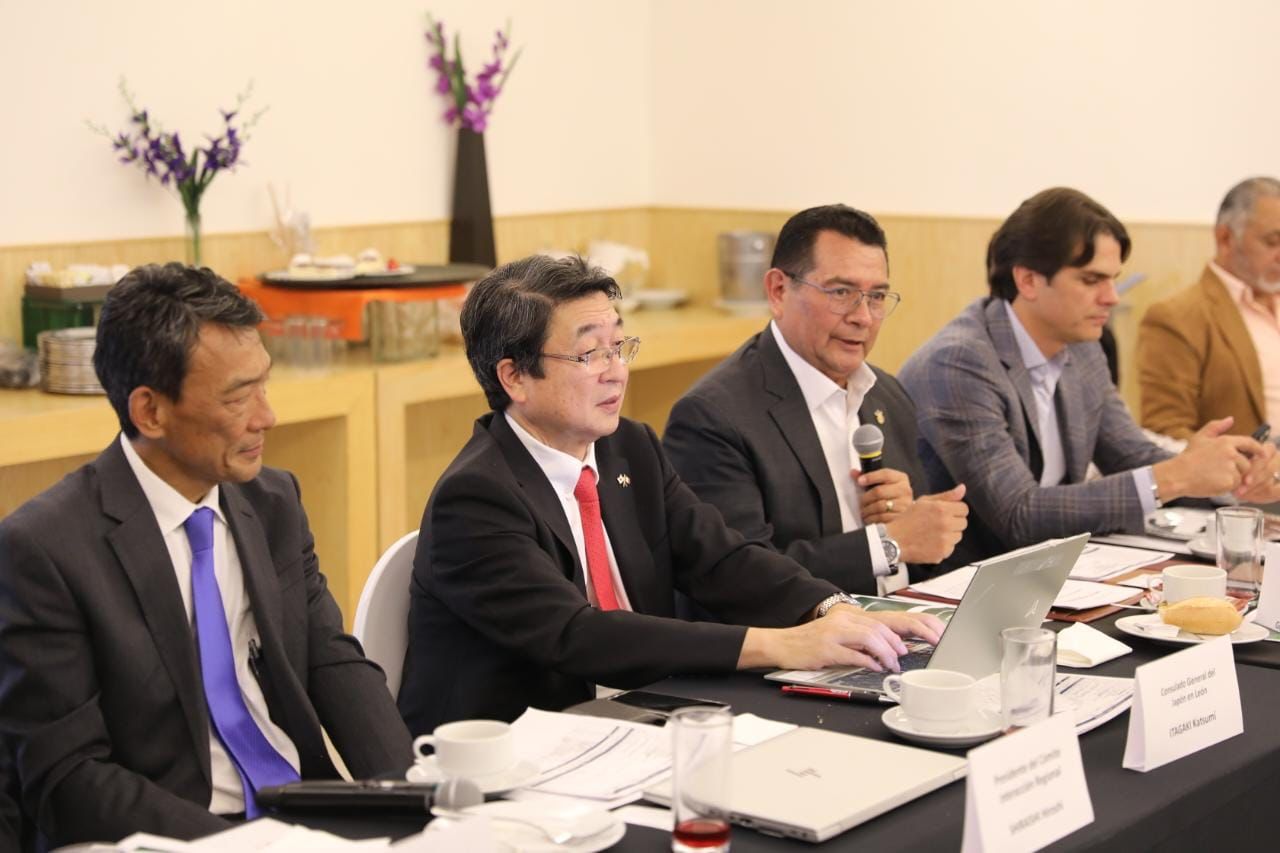 González Castillo, encabezó una reunión con integrantes de la Cámara Japonesa de Comercio e Industria de México