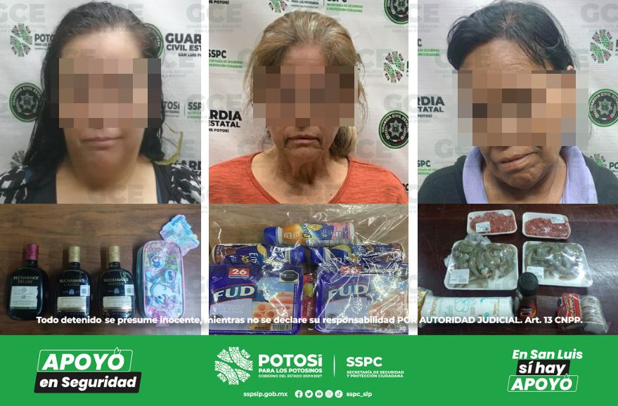 Guardia Civil Estatal atendieran denuncias ciudadanas por supuestos atracos a comercios en la capital potosina.