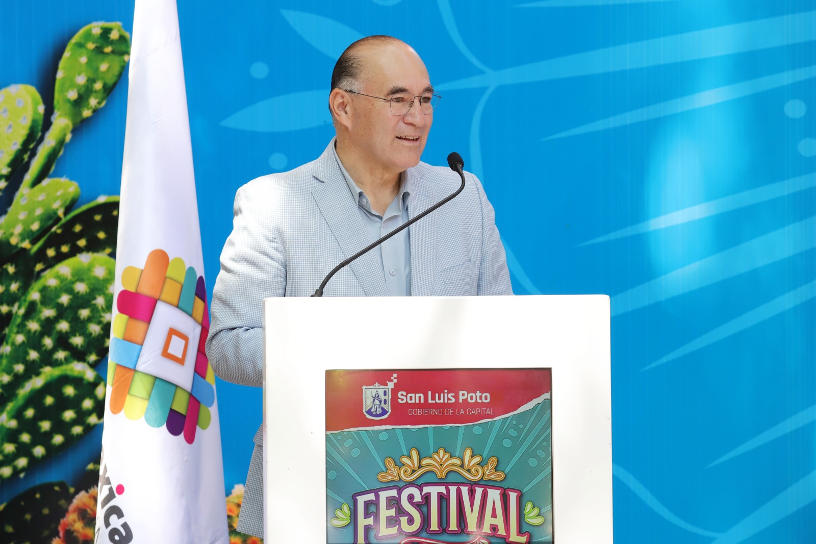 El Alcalde Enrique Galindo inauguró en San Luis Potosí el Festival que reúne a las 14 ciudades reconocidas por Unesco.