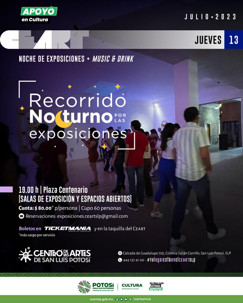 Lo que busca esta nueva actividad, es descontextualizar la experiencia de visitar los museos o exhibiciones en horarios diurnos