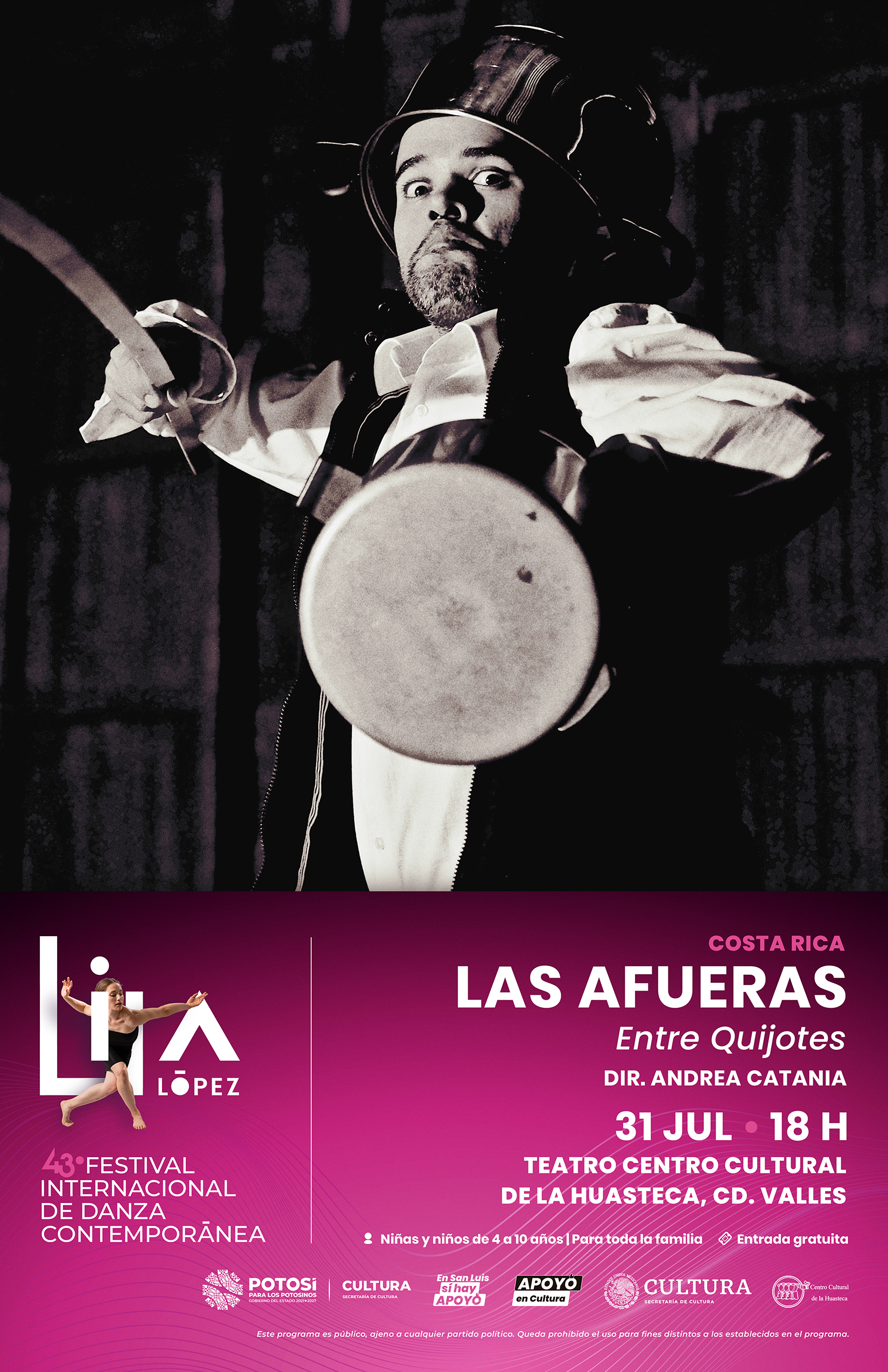 SECULT lleva el Festival Internacional de Danza Contemporánea “Lila López” en su edición 43 al Teatro Fernando Domínguez