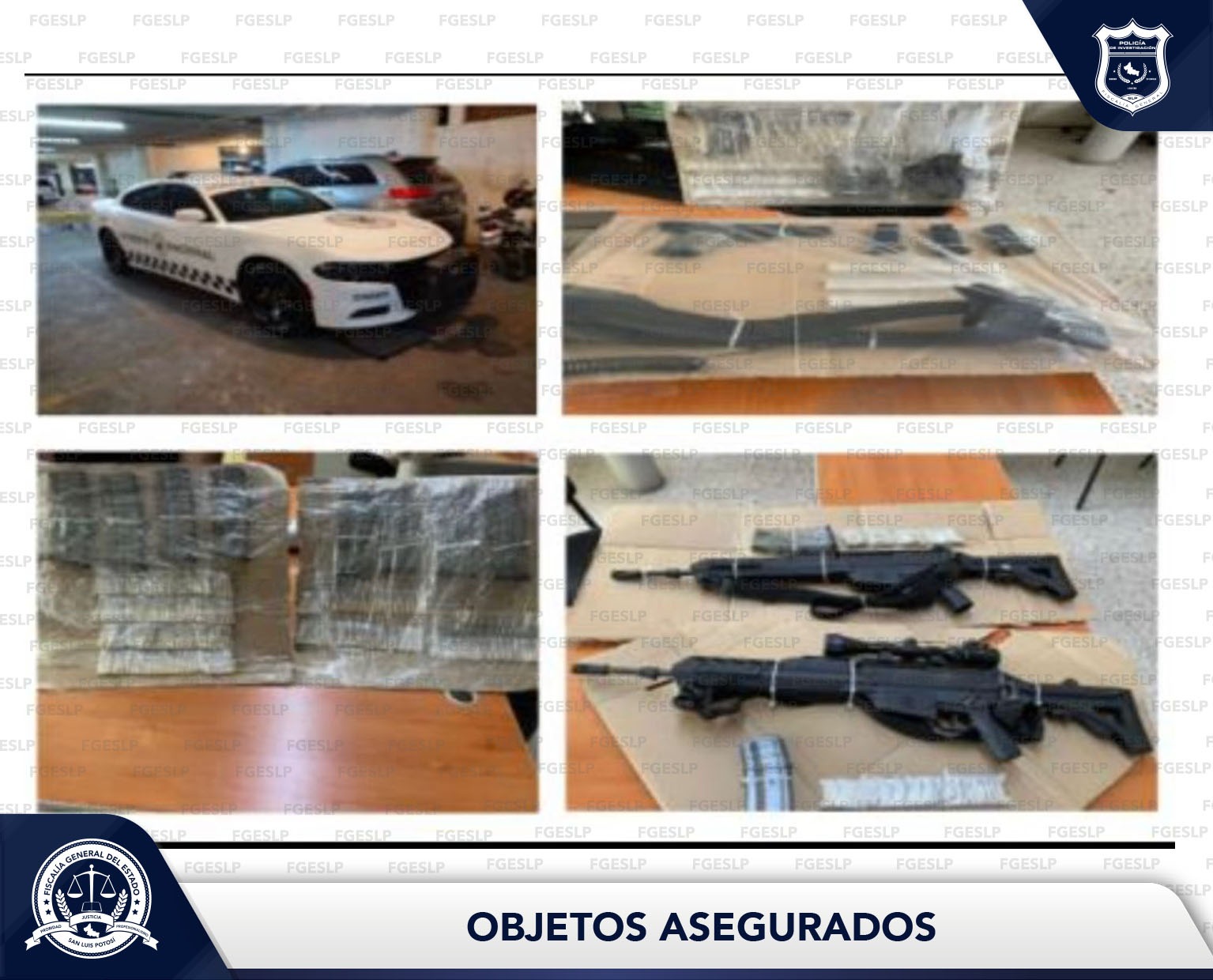 La Policía de Investigación (PDI) llevó a cabo una orden de cateo en el fraccionamiento Valle Dorado en la ciudad de San Luis Potosí