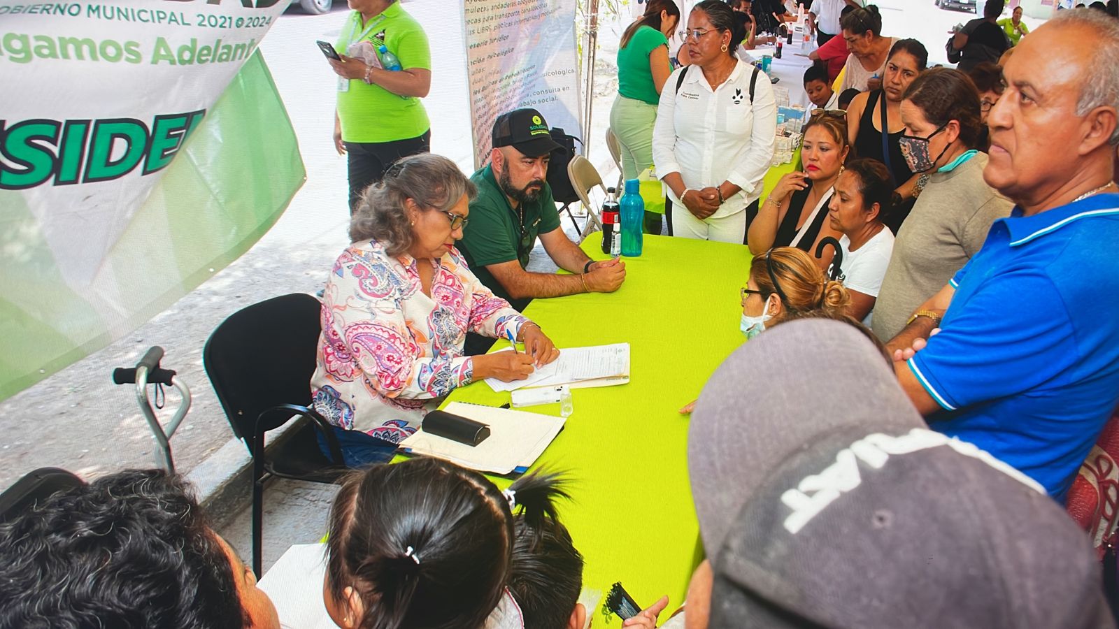 Leonor Noyola Cervantes encabezó una edición más del programa “Verde Ciudadano” en la colonia Real Providencia