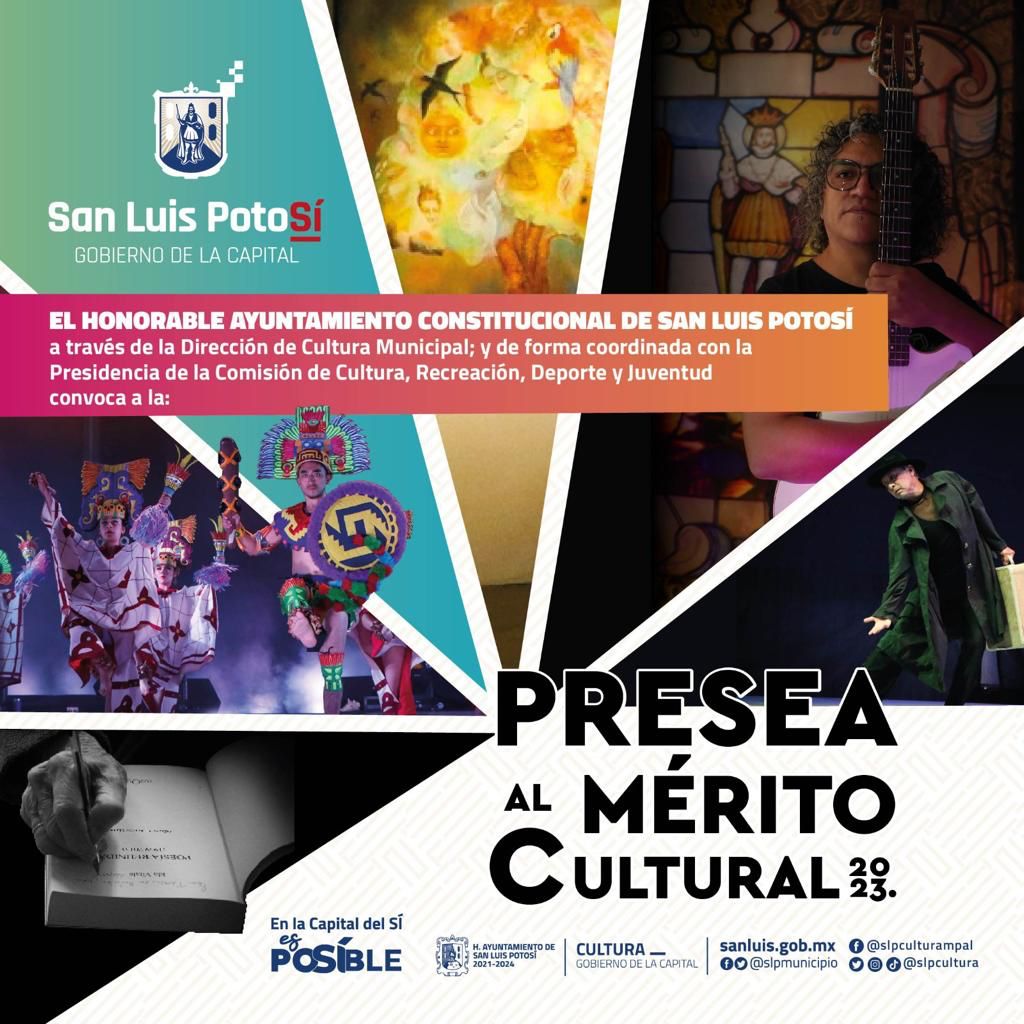 Lanza convocatoria para otorgar Presea Municipal al Mérito Cultural 2023