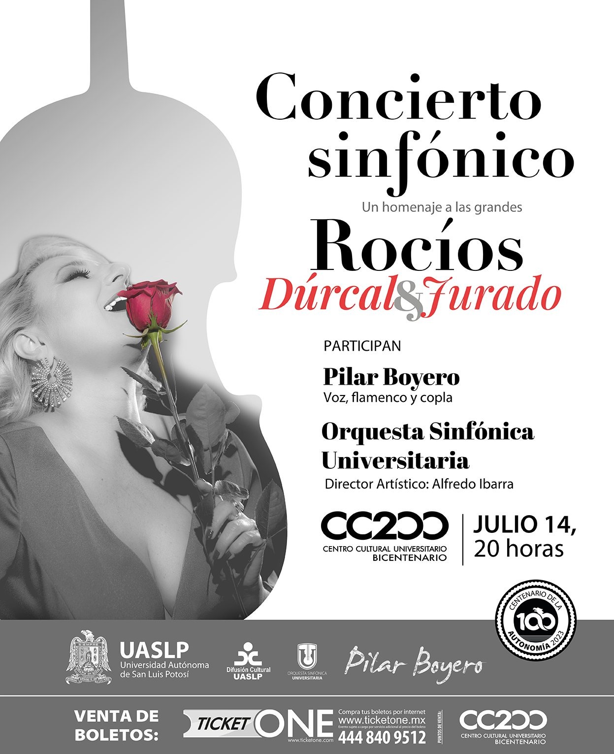 Celebrarán aniversario del CC200 con el concierto sinfónico “un homenaje a las grandes Rocíos: Dúrcal y Jurado.”