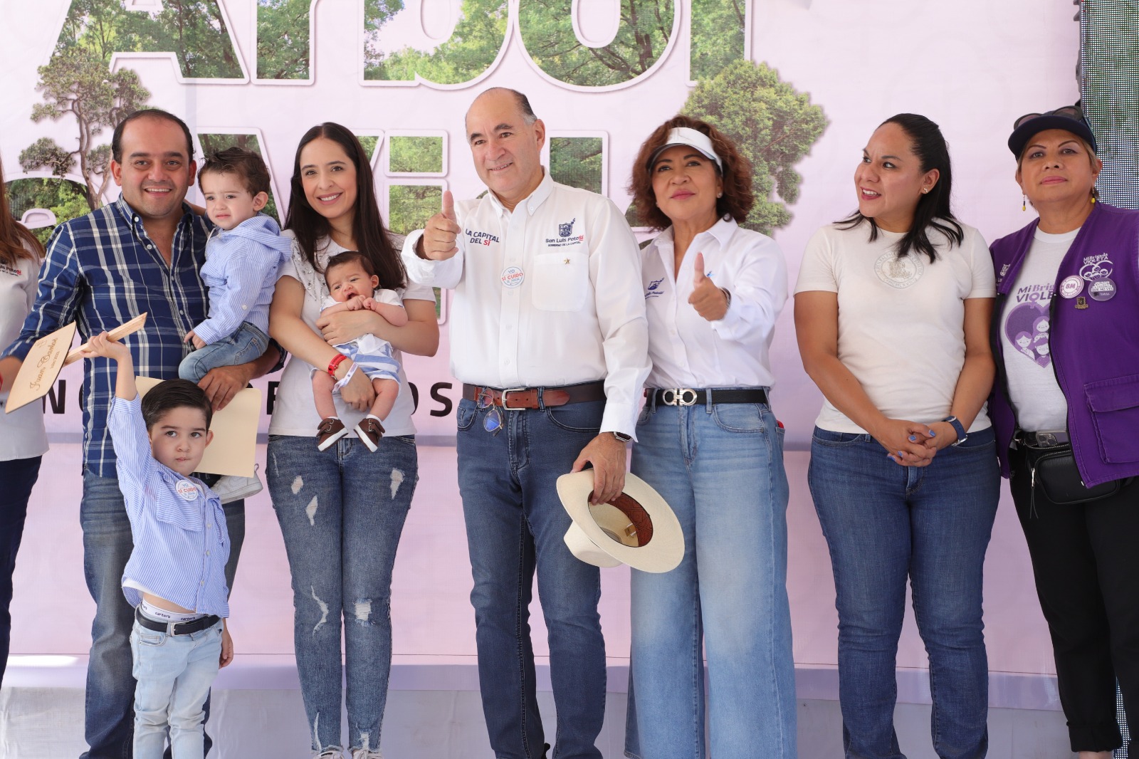 DIF Municipal de SLP inaugura el Bosque de la Vida, con el que por cada bebé nacido en la ciudad se plantará un árbol