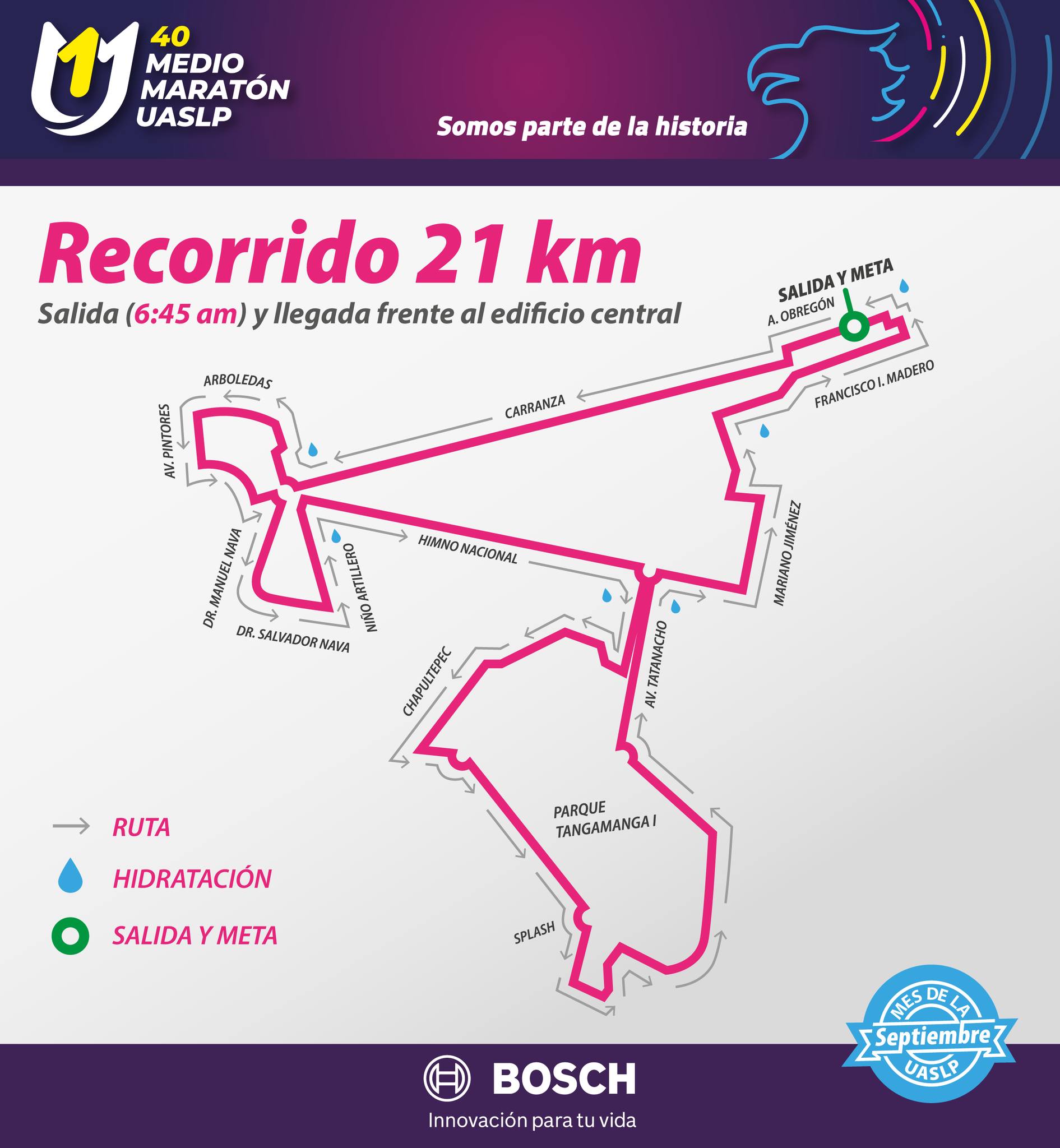 El evento deportivo está programado para el 24 de septiembre y promete una emocionante experiencia para corredores