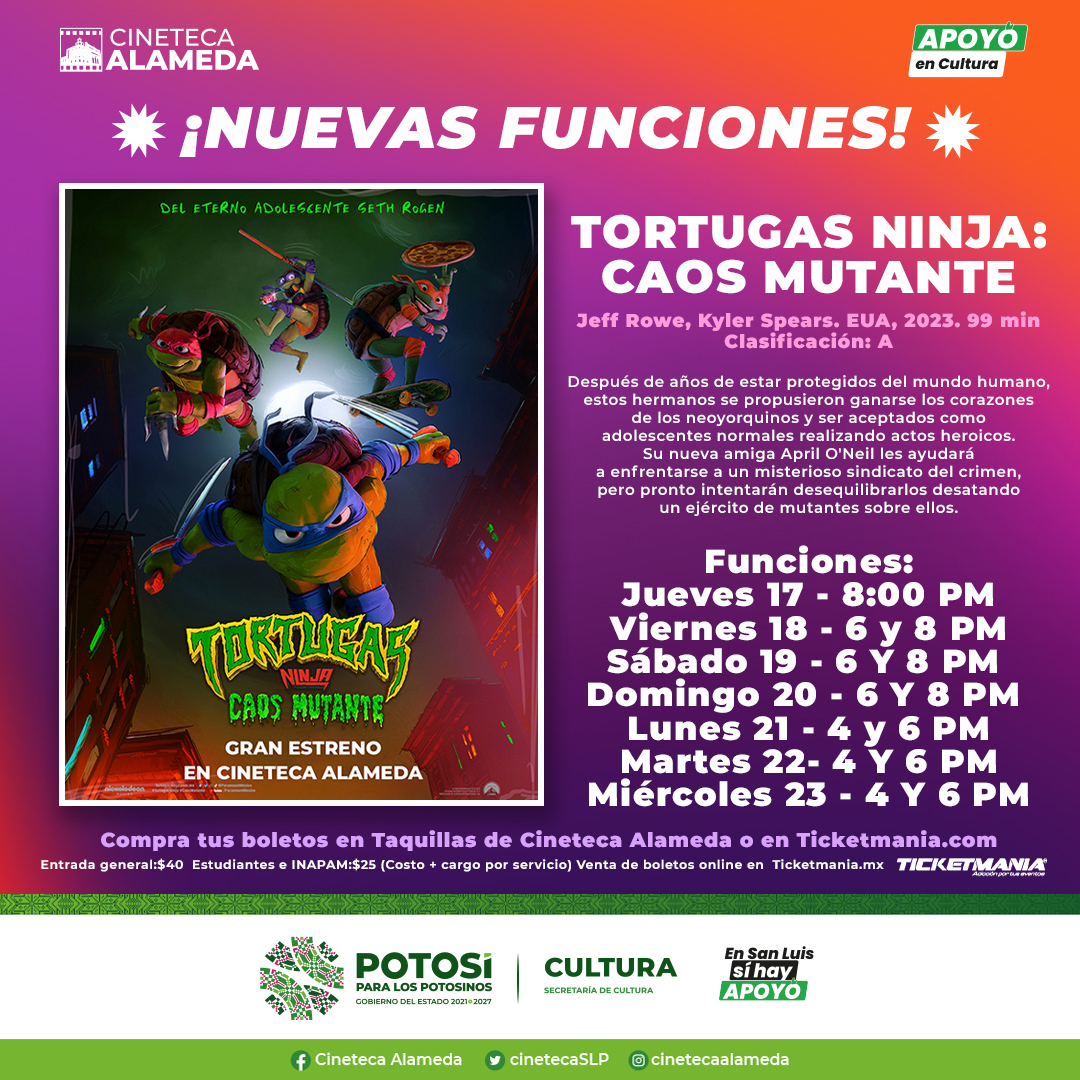 Las funciones inician este domingo 20 de agosto a las 12:00 y 14:00 h y continúan el lunes 21, martes 22 y miércoles 23 a las 20:00 h.