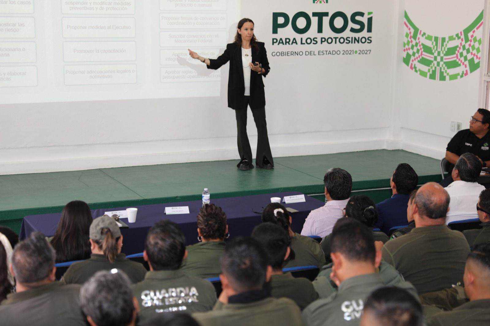 Secretaría de Seguridad Estatal participa en foro del Mecanismo Estatal de Protección de Personas Defensoras de Derechos Humanos y Periodistas.