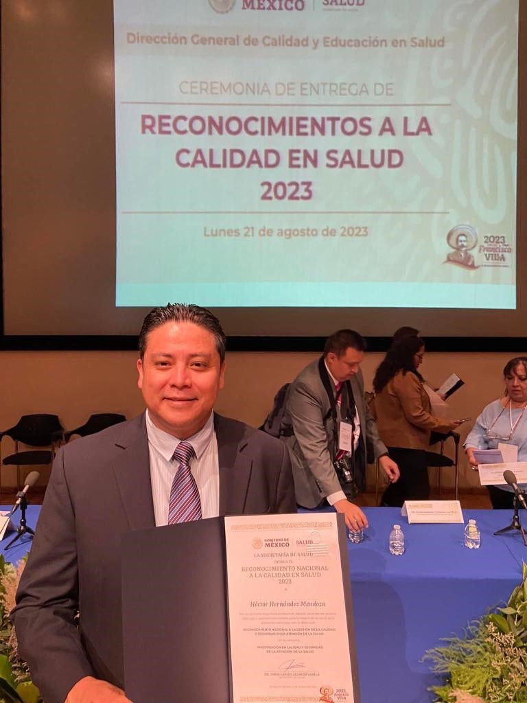 El premio, según detalla el galardonado, es un reconocimiento que se le otorga debido a su trayectoria en materia de prevención de la salud