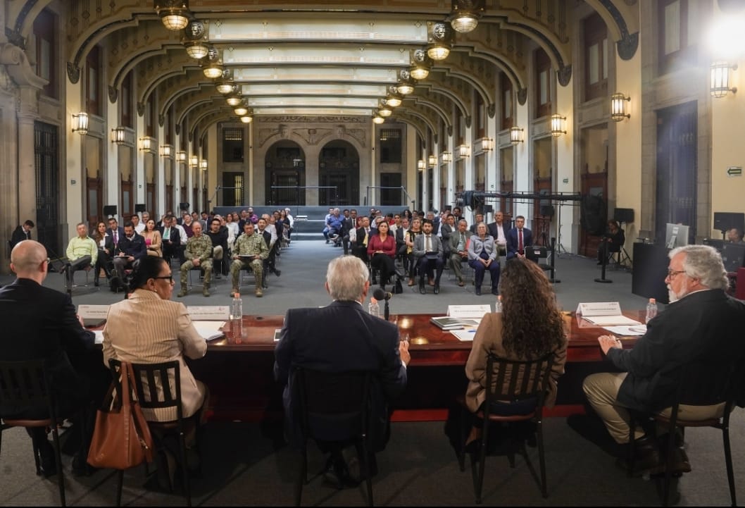 El Gobernador de San Luis Potosí acudió a reunión con el Presidente Andrés Manuel López Obrador y funcionarios federales