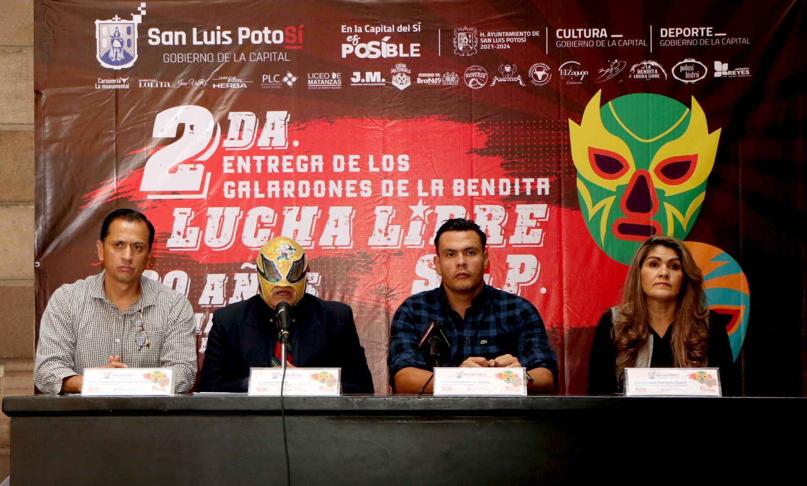 Las direcciones de Deporte y Cultura Municipal, junto a la Comisión de Box y Lucha, unifican esfuerzos con La Bendita Lucha libre para la realización de la segunda entrega.