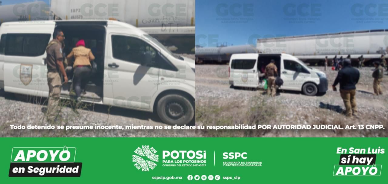 GCE permitieron el rescate de 28  personas en situación migratoria en el municipio de Mexquitic de Carmona