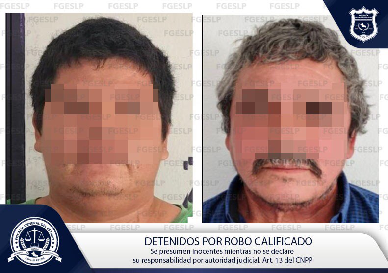 SEÑALADOS DE ROBO DOMICILIARIO SON CAPTURADOS POR LA PDI EN MATEHUALA