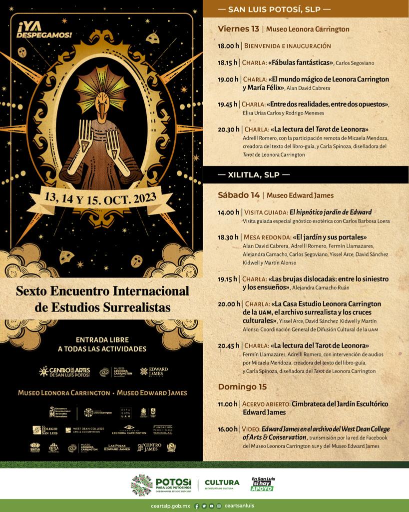 Se llevará a cabo del 13 al 15 de octubre próximo, con sede en la capital potosina y el municipio de Xilitla.