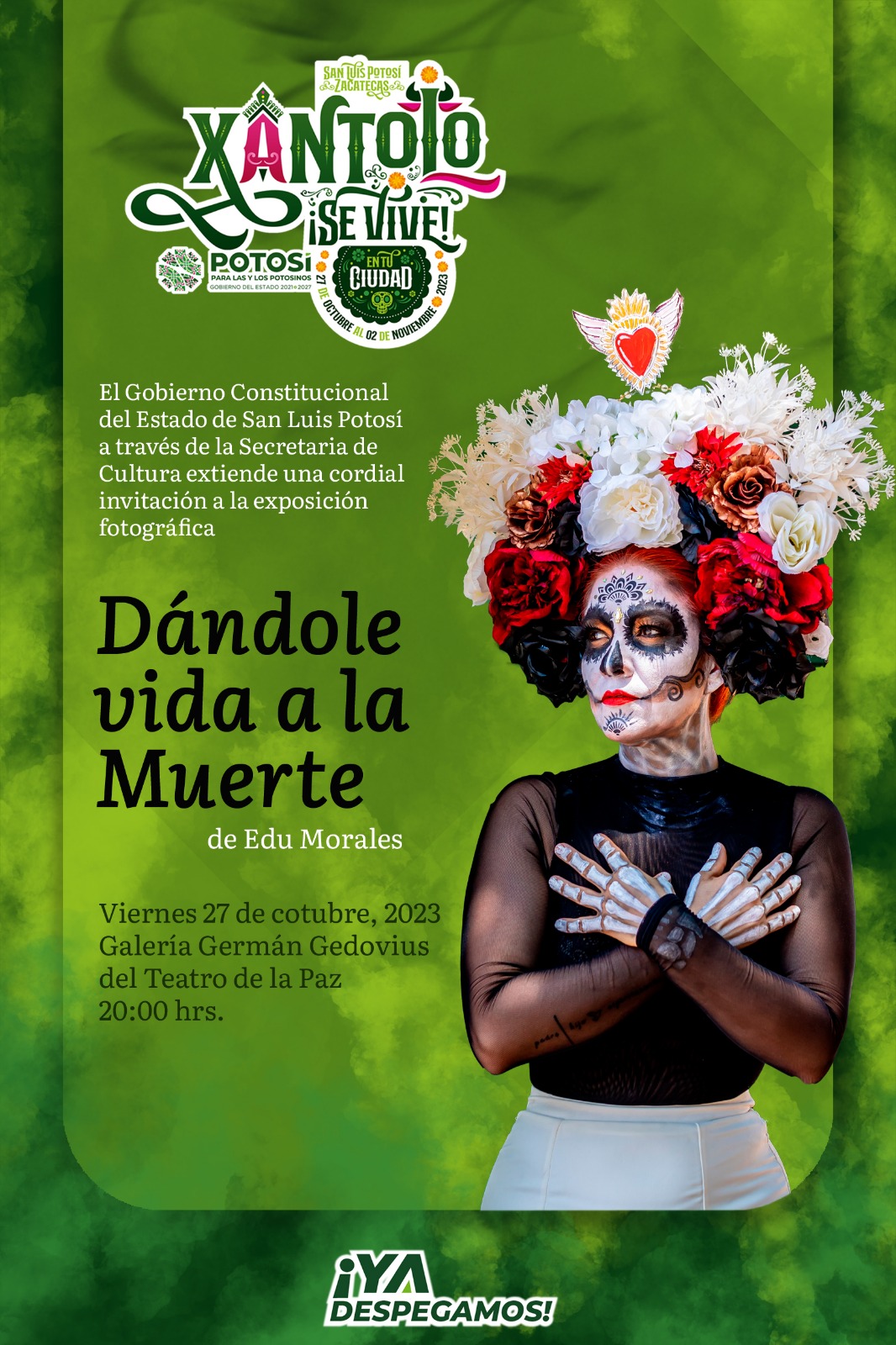 Se invita al público en general a visitar y conocer a exposición fotográfica “Dándole vida a la muerte” de Jorge Eduardo Morales García