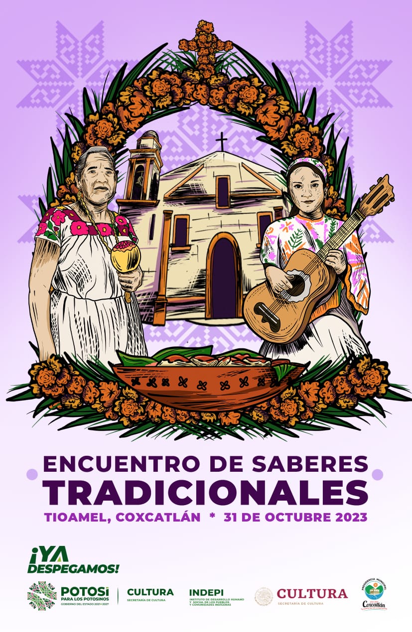 El Indepi y la Secretaría de Cultura (Secult), realizarán el encuentro "Saberes Tradicionales" en Coxcatlán