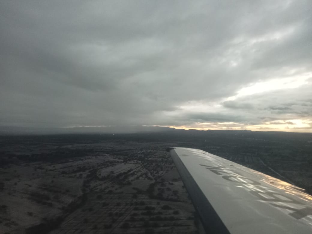 Detalló que tras iniciar en septiembre los sobrevuelos para estimular las lluvias con yoduro de plata, se ha registrado una precipitación pluvial importante