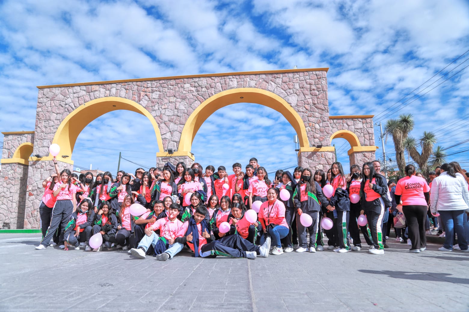 Una gran cantidad de mujeres y personas solidarias tomaron parte en la "Carrera Rosa" para concientizar sobre el cáncer de mama.