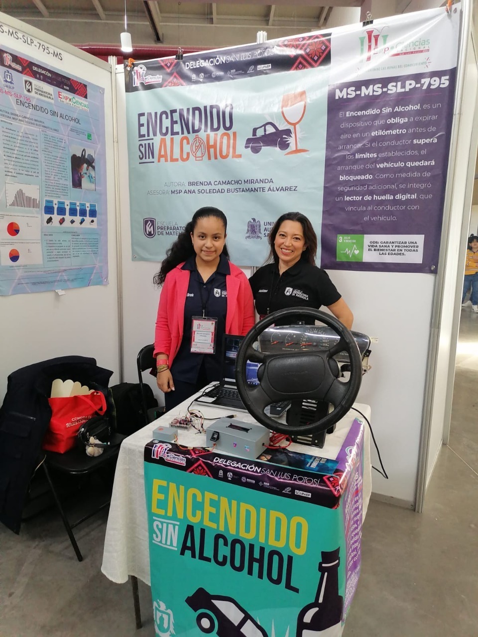 La joven matehualense presenta innovador proyecto y es parte de la exposición científica internacional más importante