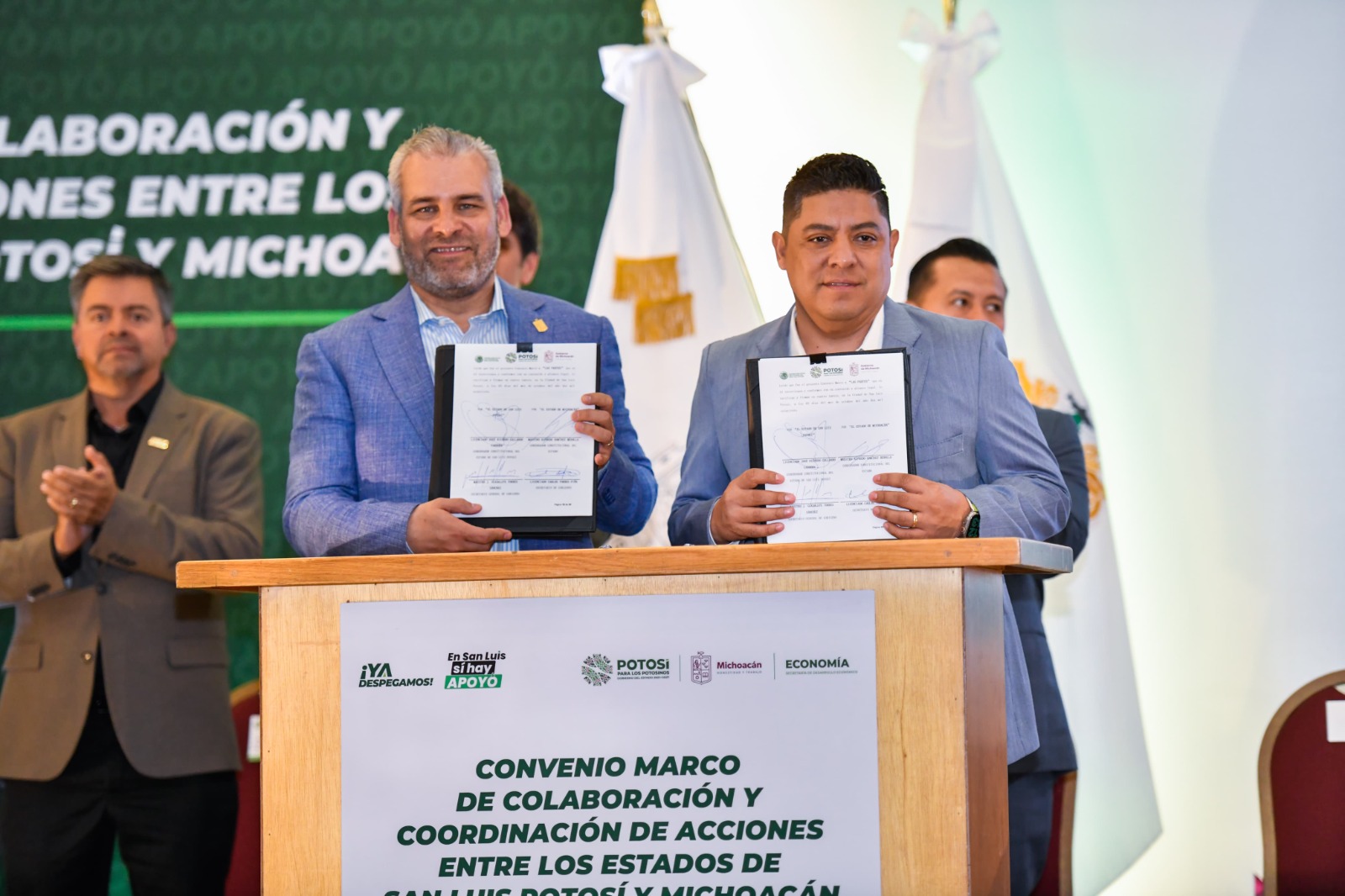 RICARDO GALLARDO CONSOLIDA CONVENIO CON MICHOACÁN PARA IMPULSO REGIONAL