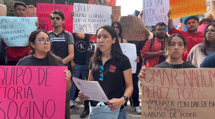 Presidenta de la FUP denuncia violencia del género en la UASLP