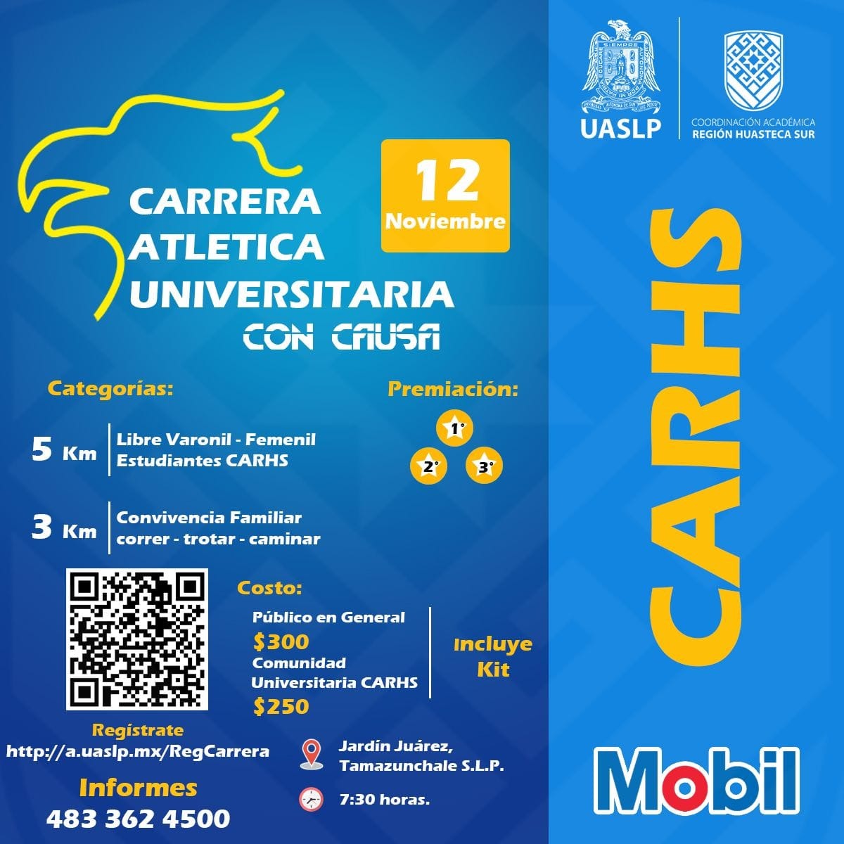 Llevará a cabo la “Carrera atlética Universitaria con Causa” para otorgar becas alimenticias a estudiantes de este campus universitario