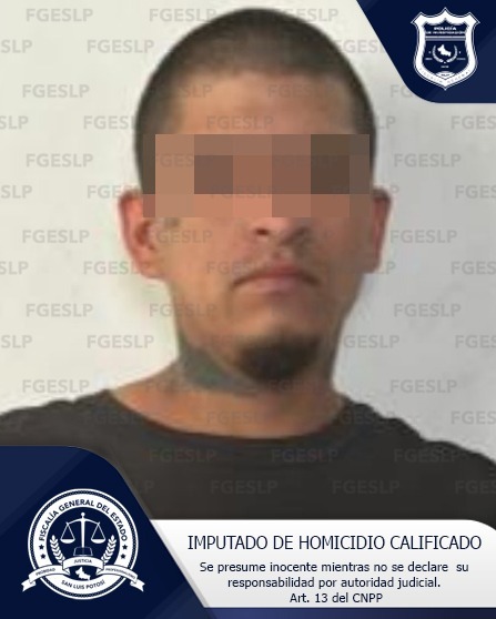 Isaac “N” fue detenido por elementos de la Policía de Investigación (PDI) de la Fiscalía General del Estado (FGESLP).