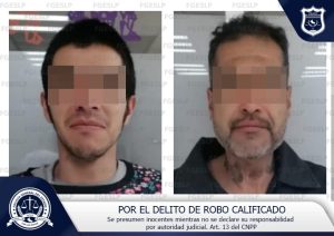 Agentes de la Fiscalía cumplimentó una orden de aprehensión en contra de dos sujetos por el delito de robo calificado