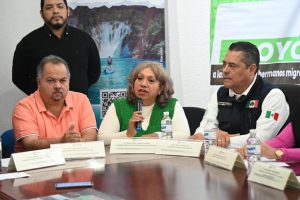 Alcaldesa de Soledad de Graciano Sánchez participó en la presentación de la Caravana del Migrante Potosino 2023