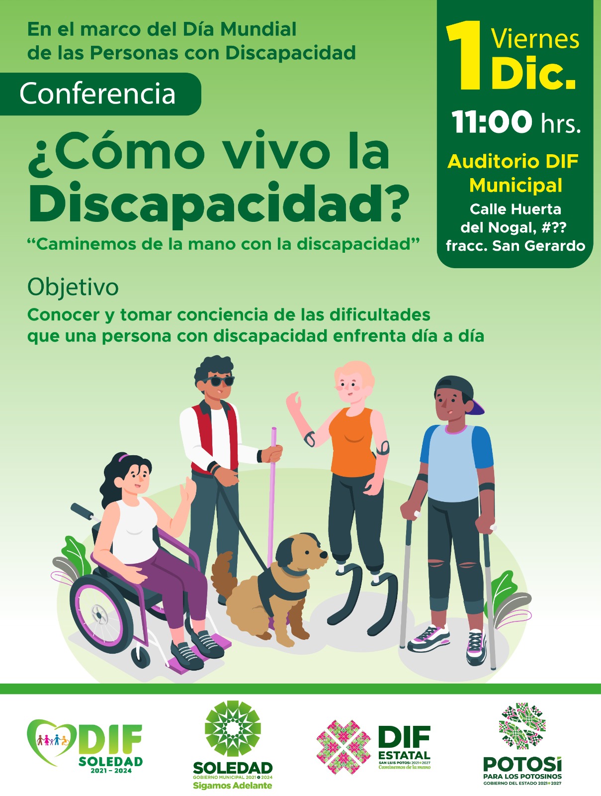 Se realizará en las instalaciones del Auditorio del Sistema Municipal DIF, a las 11:00 horas este viernes, cómo actividad conmemorativa.