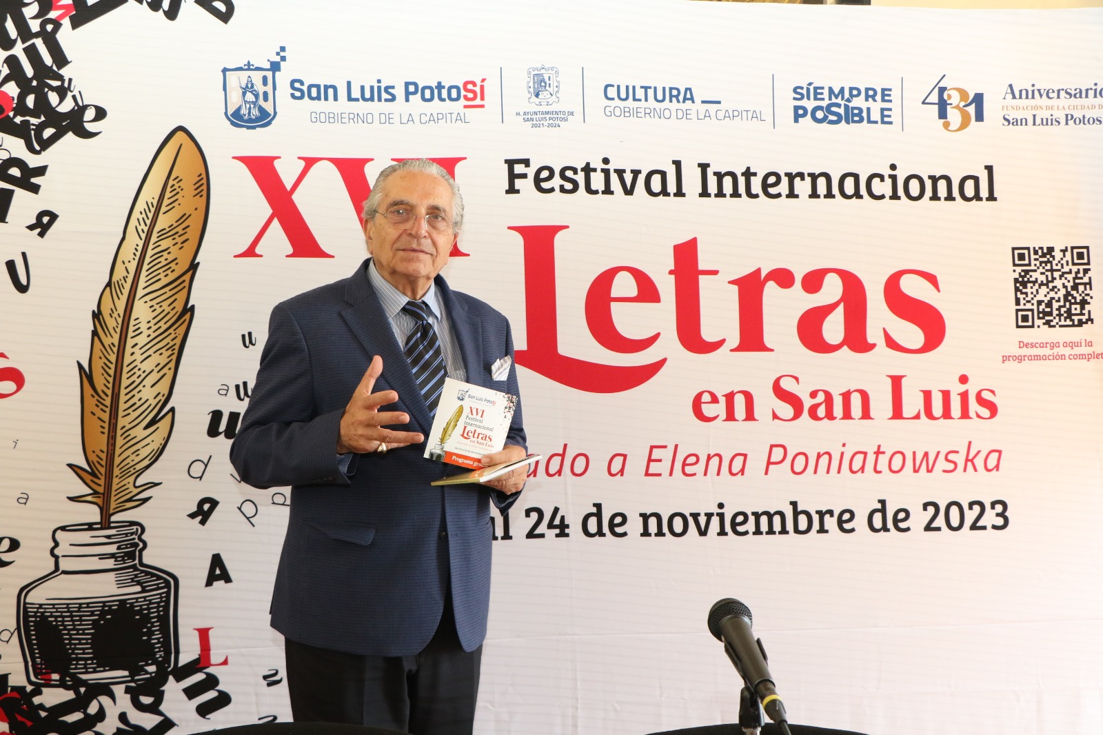 Del 20 al 24 de noviembre. Este año se dedica el Festival a la escritora mexicana multipremiada Elena Poniatowska.