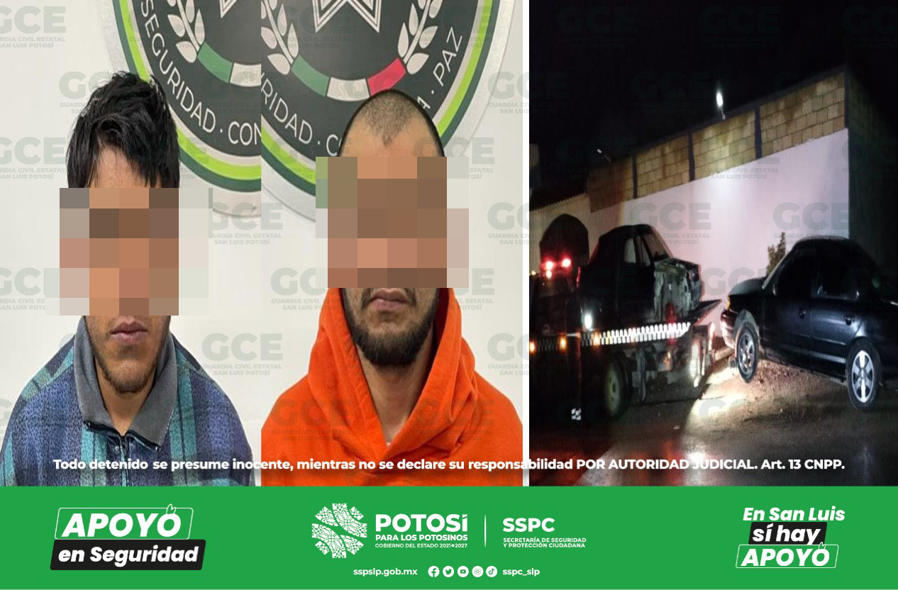 Agentes de la Guardia Civil Estatal detuvieron a dos hombres dedicados al robo de vehículo y comercialización de auto partes