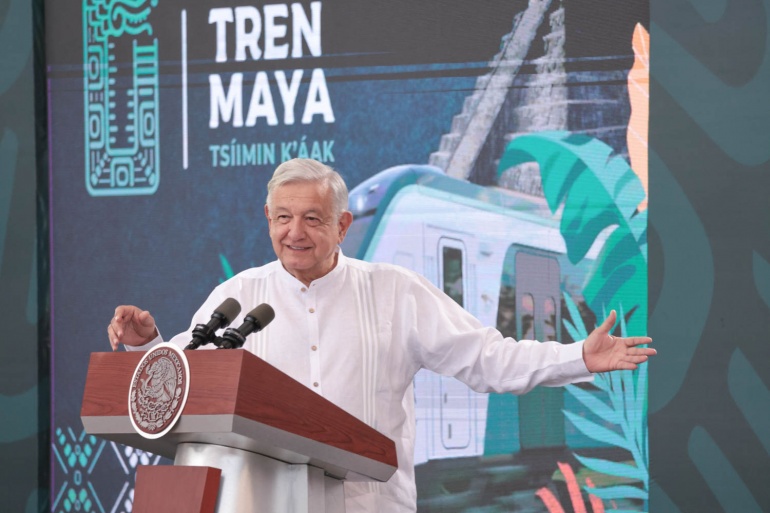 Presidente inaugura primera etapa del Tren Maya