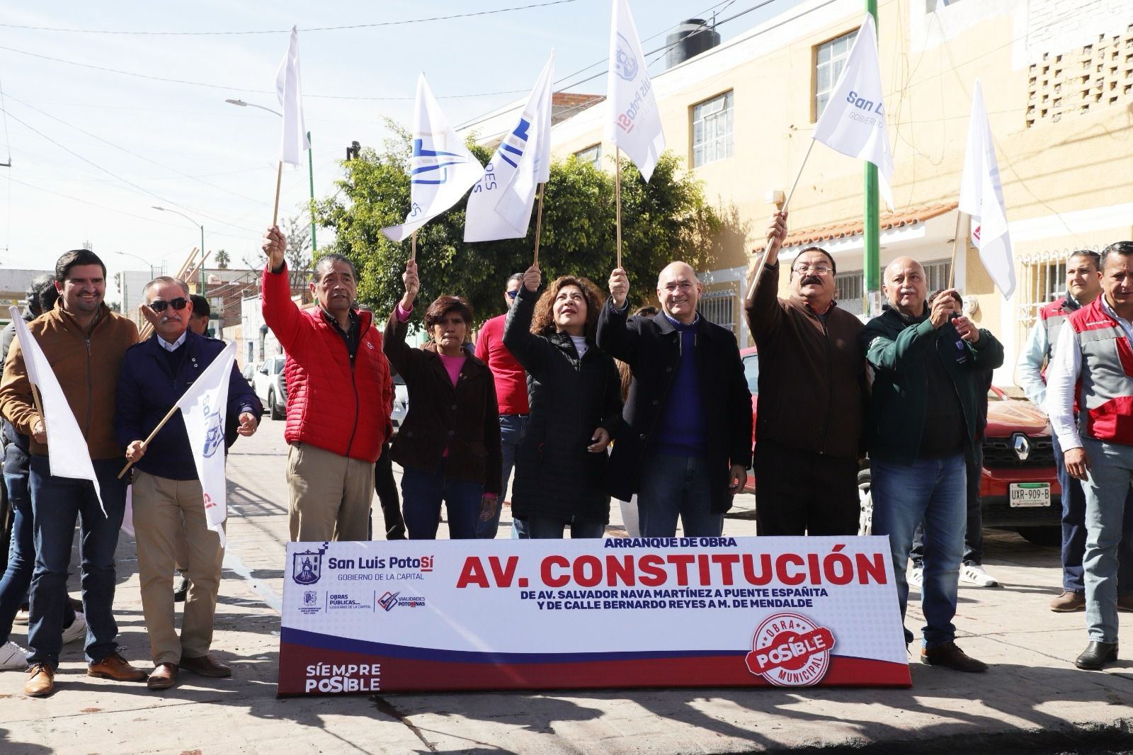 "La rehabilitación de esta vía mejorará la movilidad del sur al Centro de la Capital potosina", señaló el Alcalde Enrique Galindo.